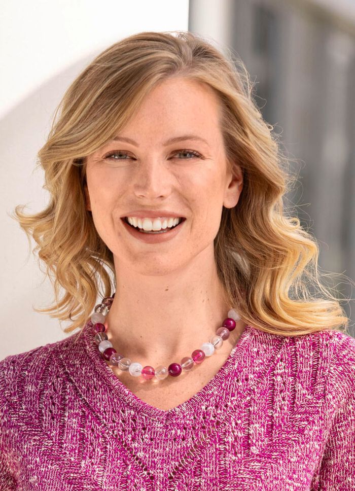 Halsketting met decoratieve kralen 