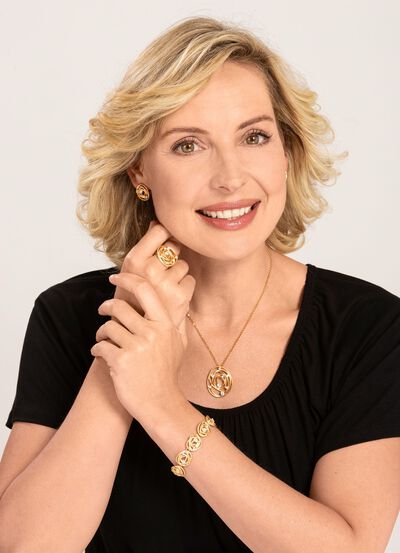 Gematteerde clipoorbellen met zirkonia 