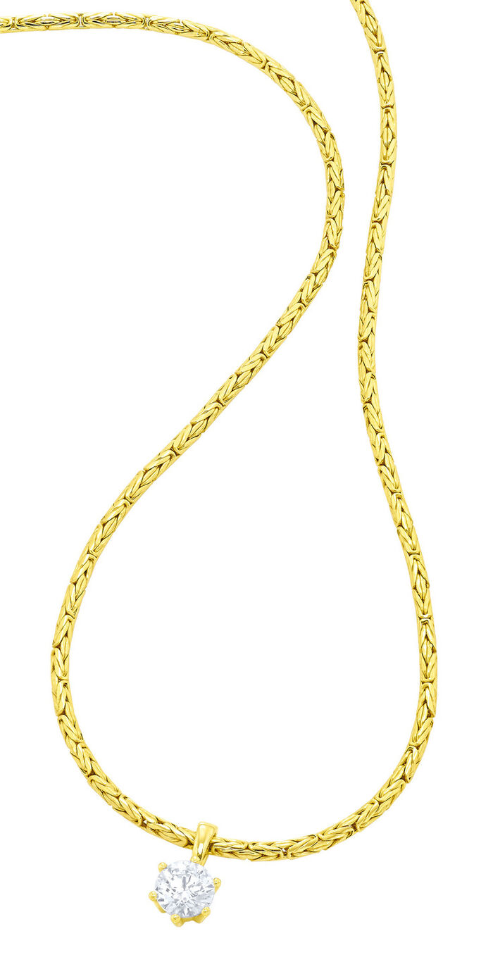 Kettinghanger met briljant 