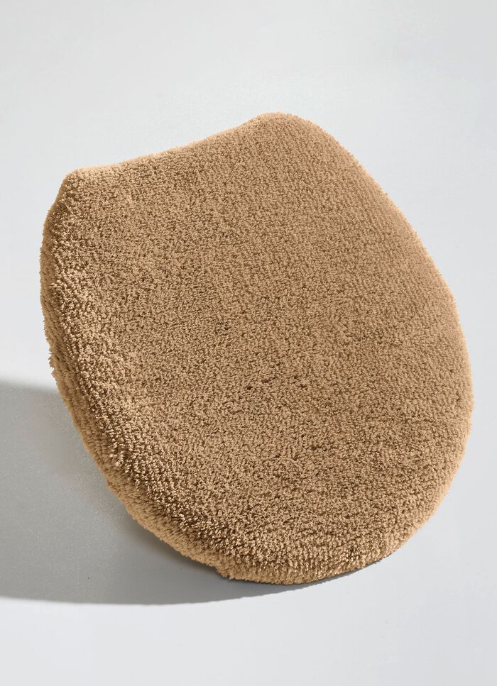 Badkamerset met ginkgo-bladmotief CAPPUCCINO