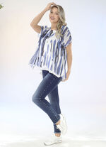 Elegante jeans met leuke decoratieve kralen JEANSBLAUW