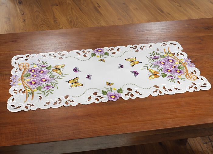 Tafel- en kamerdecoratie in lentestijl WIT