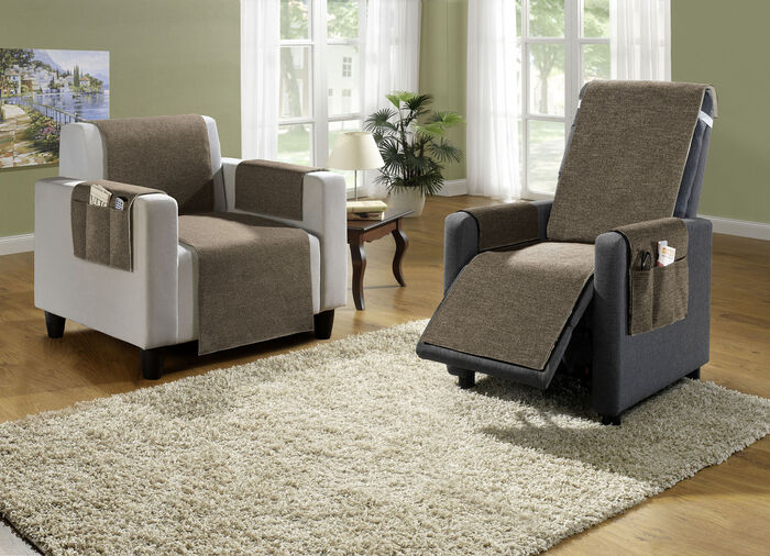 2-in-1 woonaccessoires met een behaaglijk warme pool BRUIN