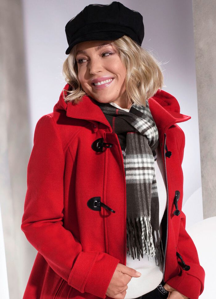 Sjaal met ruitdessin 