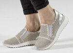 Caprice pantoffels met strass steentjes GRIJS-ZILVER