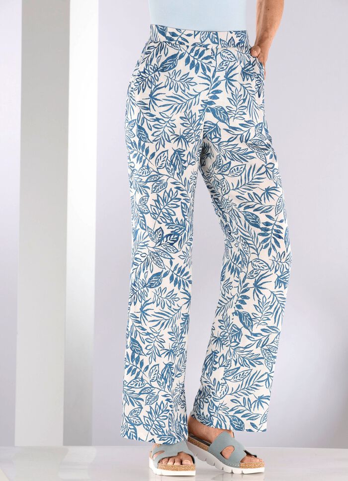 Broek in modieuze breedte 