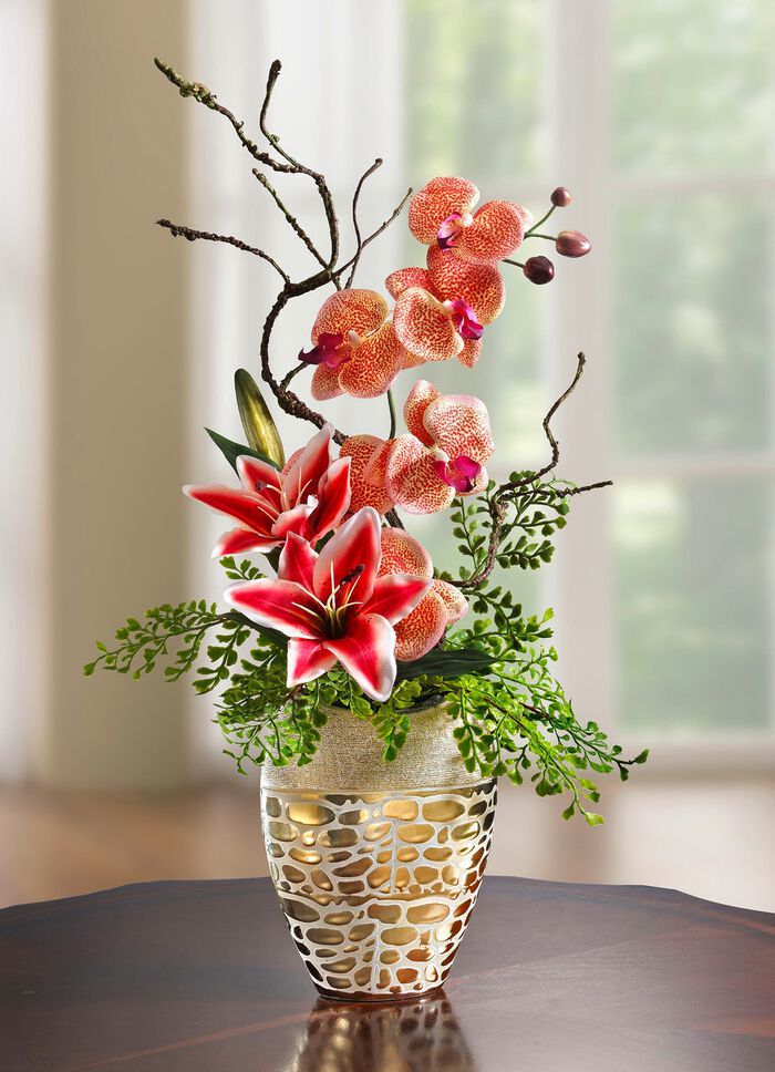 Orchidee&euml;nbloemstuk in pot 