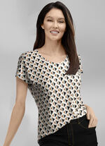 Shirt met ronde halslijn 