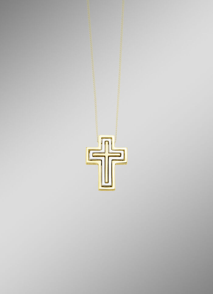 Kruishanger met diamanten 