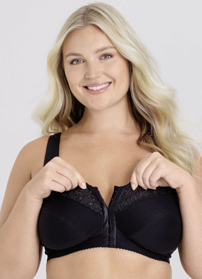 Miss Mary-bh met voorsluiting ZWART