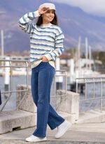 Jeans met modieuze beenwijdte 