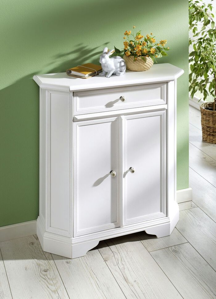 Gedeeltelijk massieve dressoirs met metalen knopen 