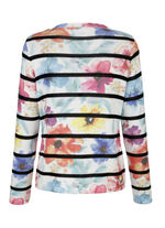 Trui met een elegante bloemenprint 