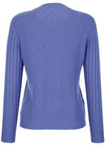 Trui met scheerwol- en kasjmiergehalte 