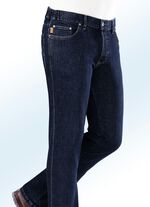 "Francesco Botti"-jeans met elastische inzetstukken in de tailleband in 3 kleuren DONKERJEANS