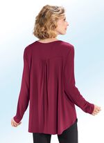 Shirttuniek met ronde halslijn 