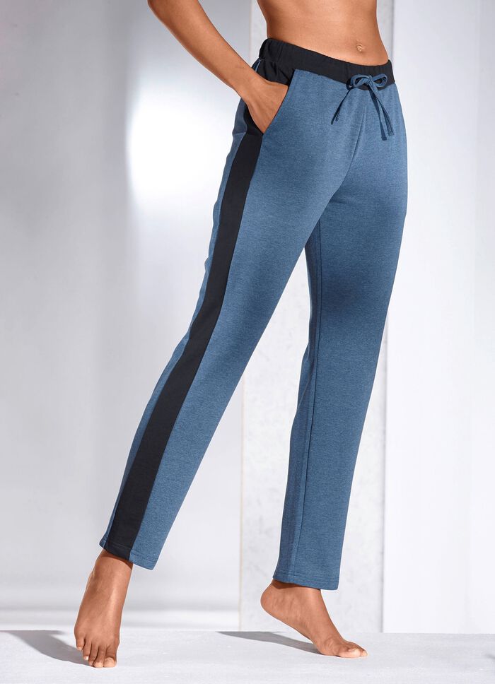 Broek met trekkoord MARINE-JEANSBLAU