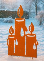 Tuinpaal in roestlook 