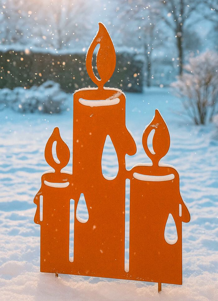 Tuinpaal in roestlook 