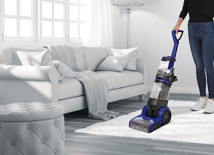 Professionele reiniger 3-in-1 - voor tapijten en harde vloeren ANTRACIETBLAUW