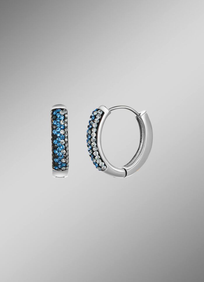 Tijdloze elegantie: creolen met fonkelende kristallen 