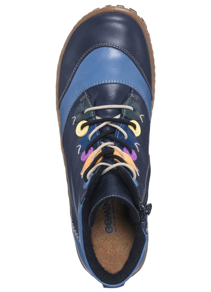 Gemini veterlaarsje met mooie details BLAUW-MULTICOLOR