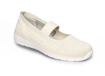 Comfortabele ballerina met zachte zool BEIGE