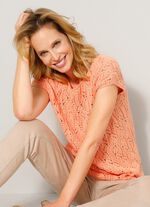 Trui in een decoratieve mix van patronen 