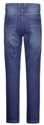 Jeans in 5-pocketvorm in 3 kleuren JEANS BLAUW
