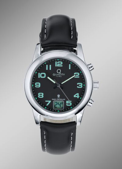 Sportief radiogestuurd dameshorloge van het merk Quality Time 