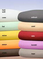 Luxe gedraaid jersey hoeslaken met elastaan 