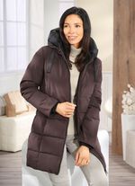 Functionele lange parka met capuchon 