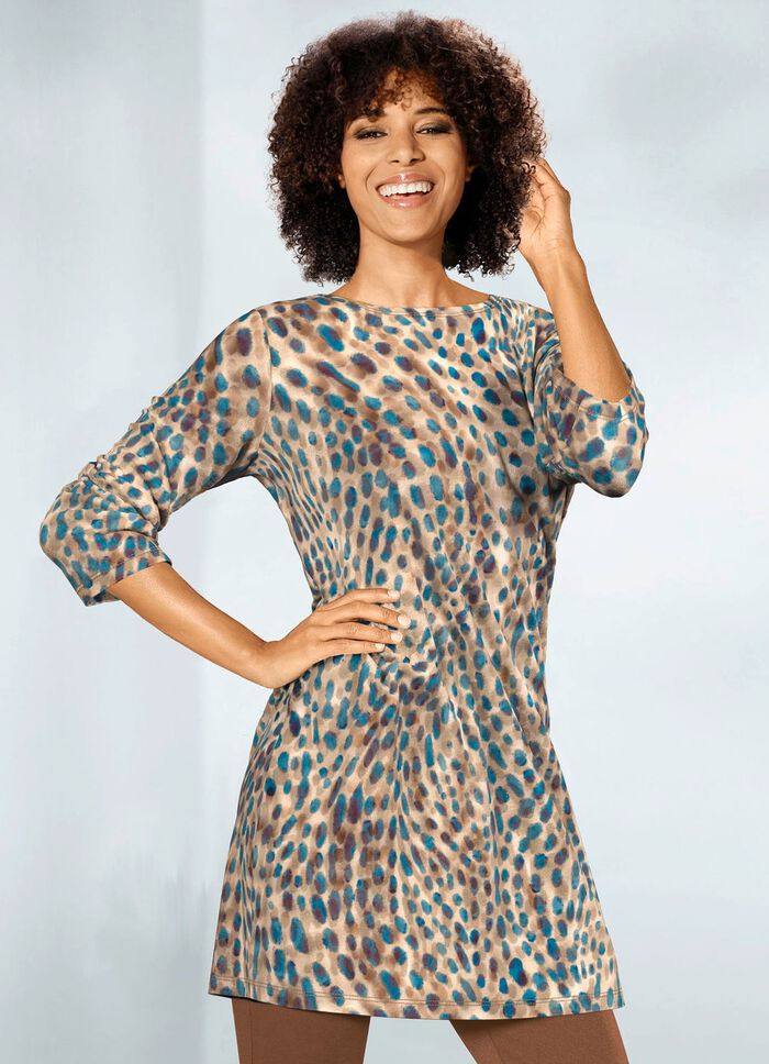 Gebreide tuniek van fijn breisel 