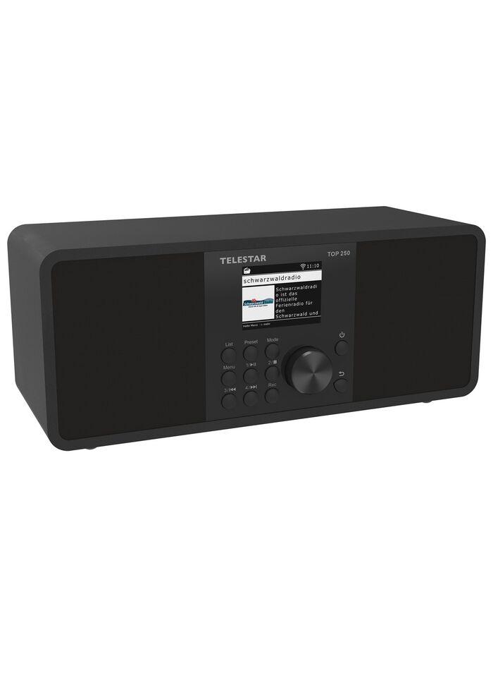 Internetradio met DAB+ ZWART