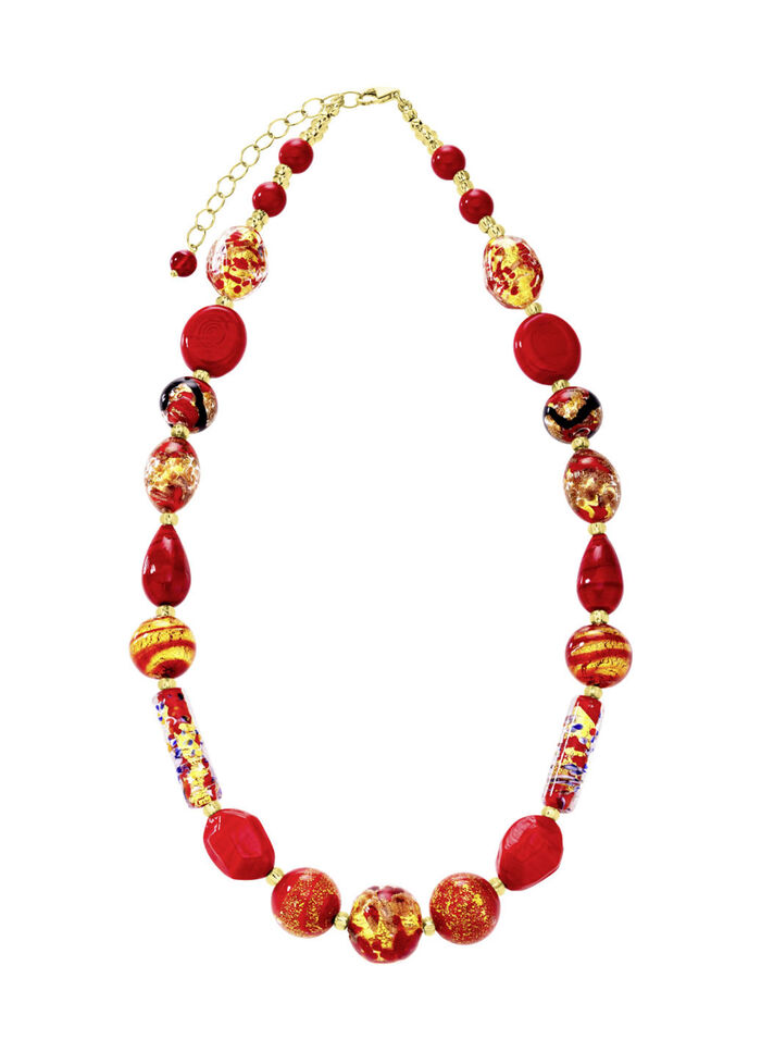 Ketting met Murano glaskralen 