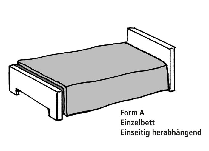 Sprei met natuurlijke bladmotieven 