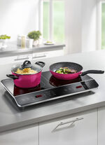 Inductiekookplaat van CASO ZWART-ZILVER