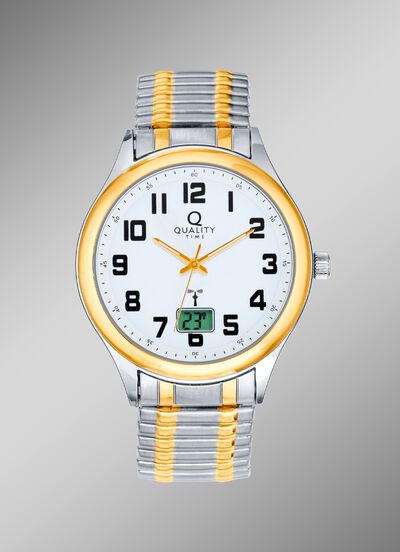 Sportief radiografisch herenhorloge van het merk Quality Time 