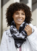 Loopsjaal met verschillende dessins 