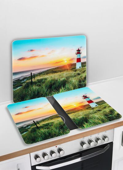 Wandpaneel van glas van Wenko 