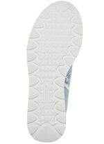 Waldläufer, comfortabele dames veterschoenen, breedte H, met uitneembaar voetbed BLAUW MATZILVER
