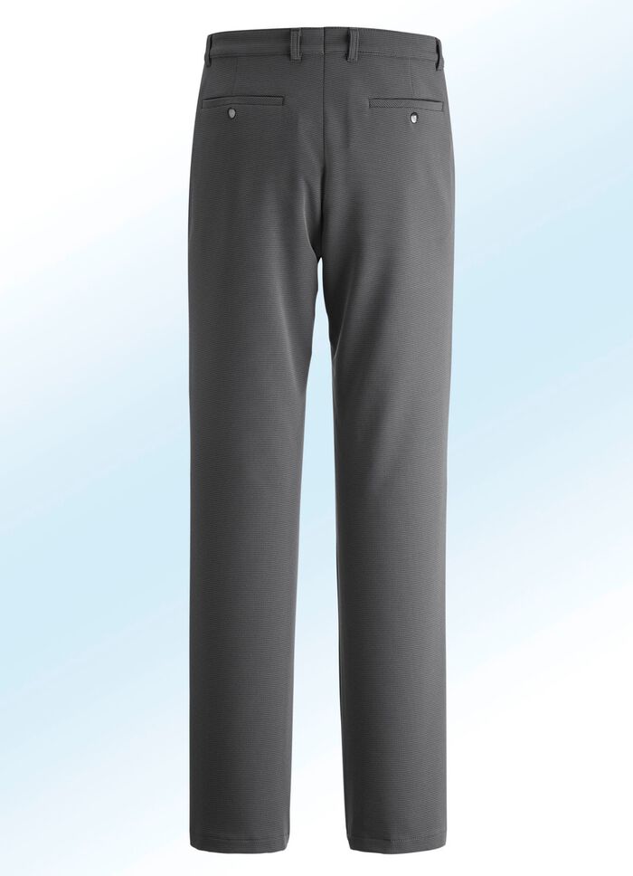 Broek "Klaus Models" in 2 kleuren TAUPE-ZWART