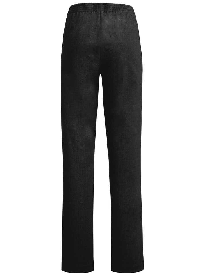 Broek in een modieuze wijdte 