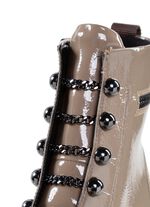 Remonte enkellaarsjes met trendy sierkettingen in veterlook 