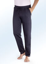 Broek met comfortabele elastische tailleband MARINE