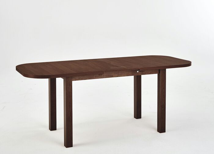 Eettafel, ovaal, uitschuifbaar NOTENBOOM