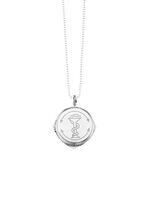 SOS hanger gemaakt van zilver 