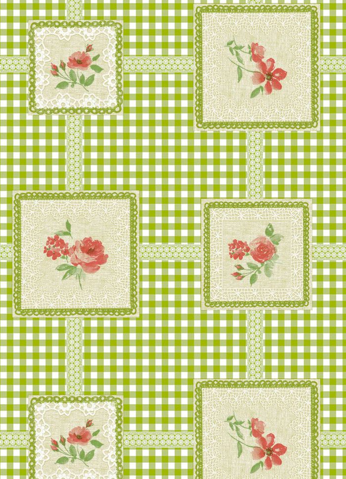 Onderhoudsvriendelijk tafelzeil van tafelzeil GROEN