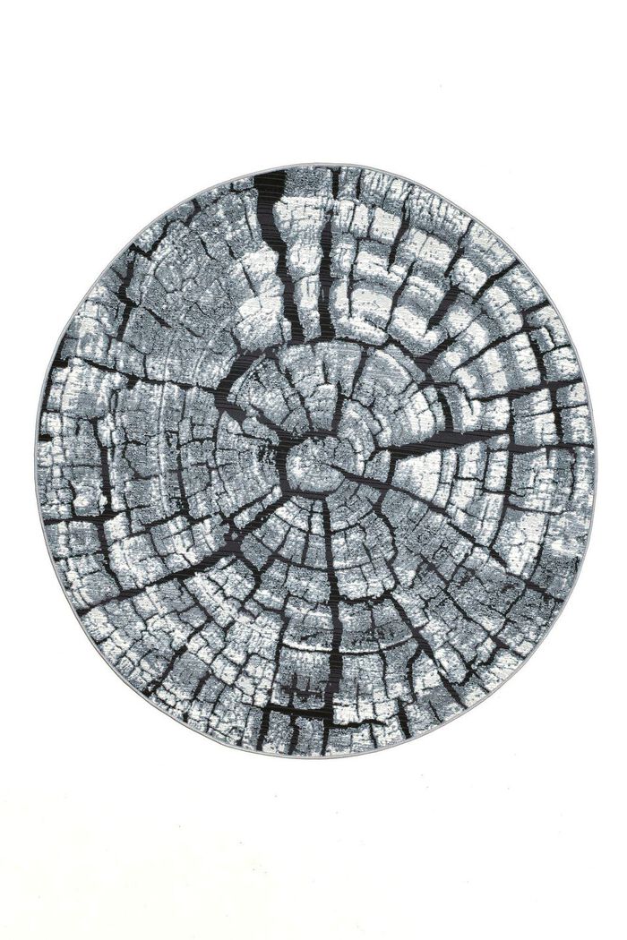 Tapijt in een natuurlijk boomstamontwerp 