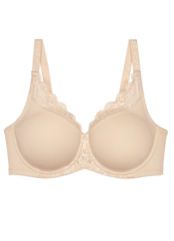 Triumph Amourette minimzer beugelbeha met elastische kant POEDER